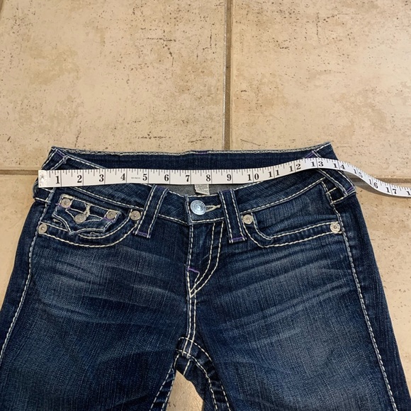 True Religion Women's Rocco Skinny Jeans with Flaps - Size 26 - Dark Wash - Picture 10 of 13